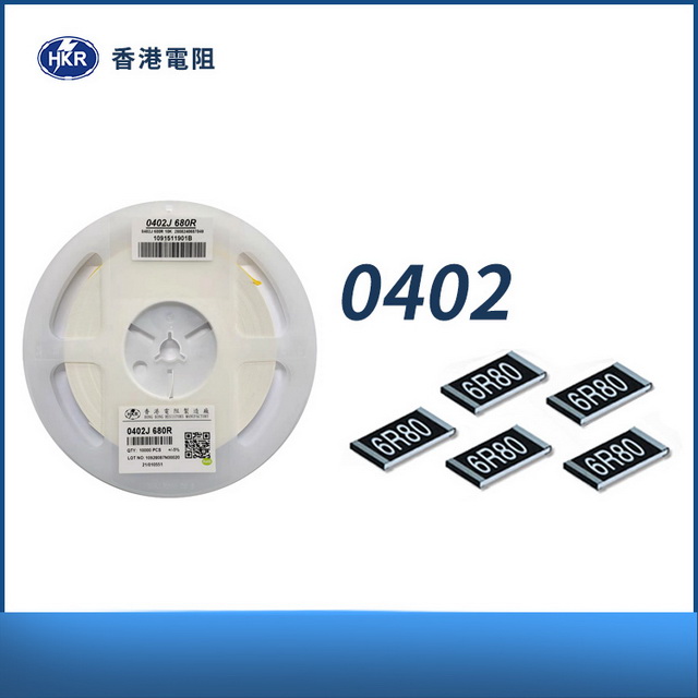 0402 resistor de chip de terminal largo para televisão