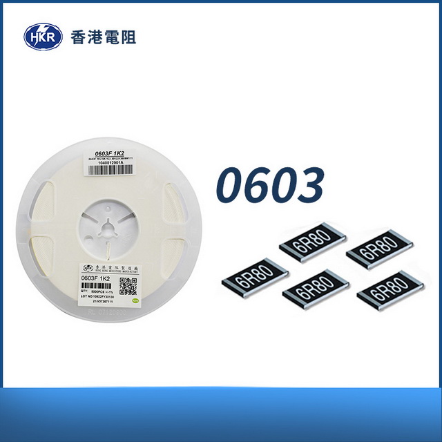0603 resistor de chip de alta tensão para comunicação